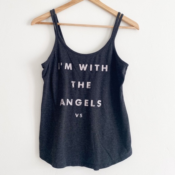 Victoria’s Secret Angels Dark Grey Spaghetti Strap Tank – Size XS - Picture 2 of 7